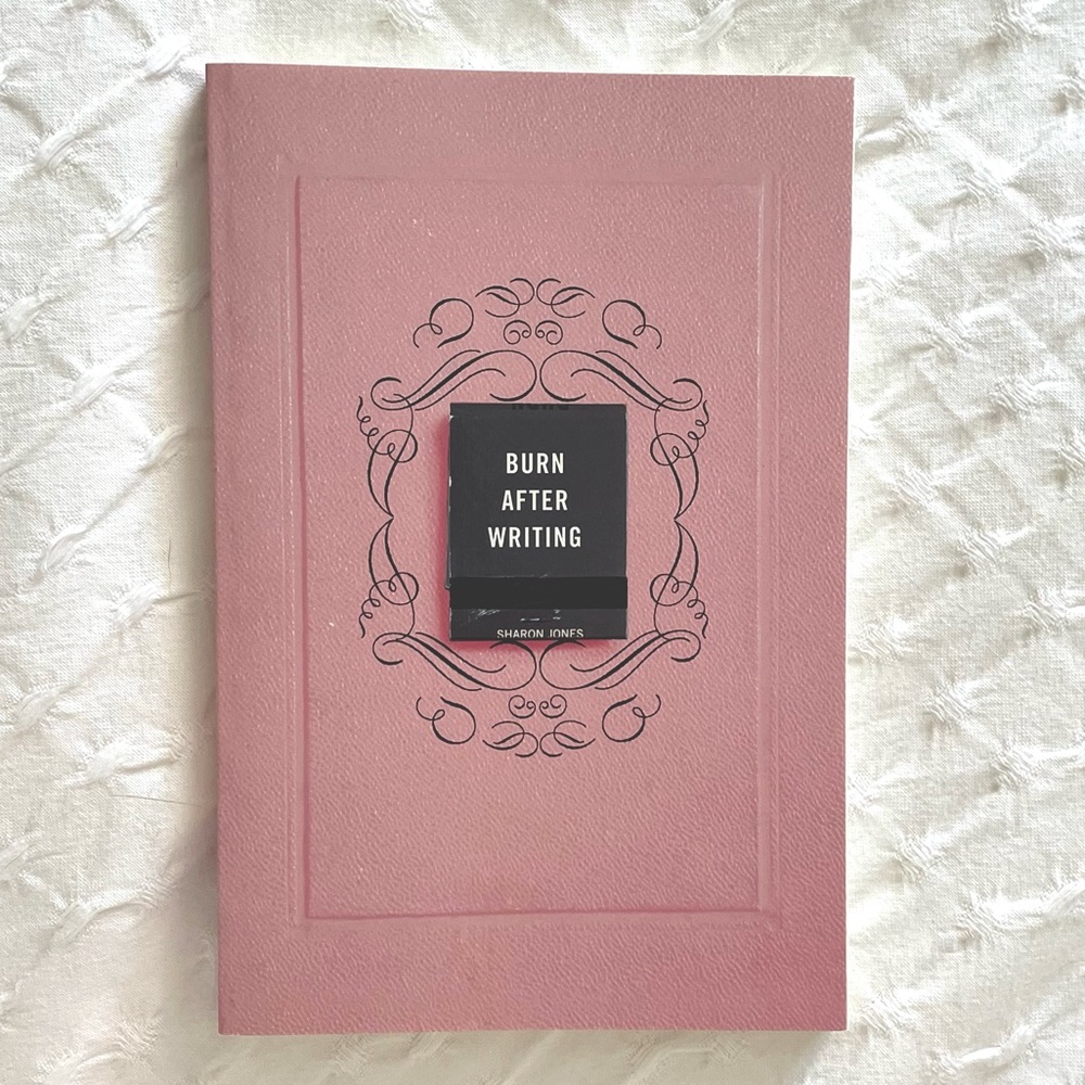 Burn After Writing journal / book. Brand new, never opened!
